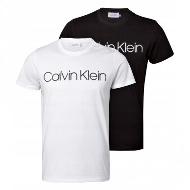 CALVIN KLEIN vyriški ekologiškos medvilnės marškinėliai 2vnt.