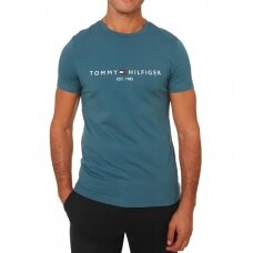 TOMMY HILFIGER vyriški ekologiškos medvilnės marškinėliai
