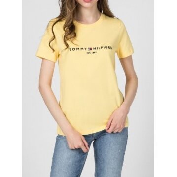 TOMMY HILFIGER moteriški ekologiškos medvilnės marškinėliai 3