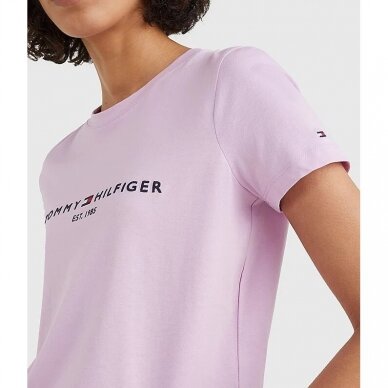 TOMMY HILFIGER moteriški ekologiškos medvilnės marškinėliai 2