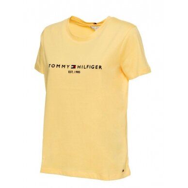TOMMY HILFIGER moteriški ekologiškos medvilnės marškinėliai 1