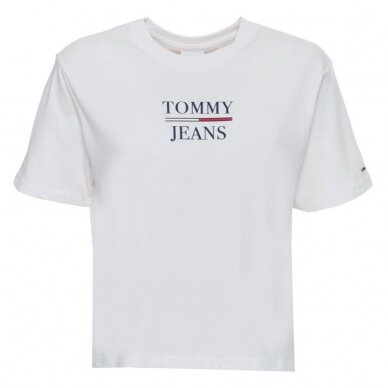 TOMMY JEANS moteriški ekologiškos medvilnės marškinėliai