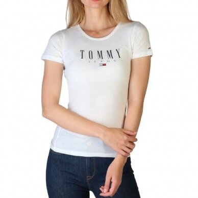 TOMMY JEANS moteriški marškinėliai 1