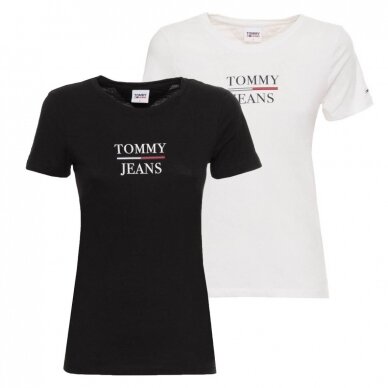 TOMMY JEANS moteriški marškinėliai 2vnt.