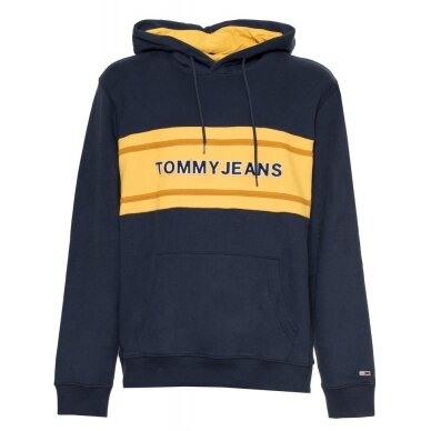 TOMMY JEANS vyriškas džemperis su gobtuvu