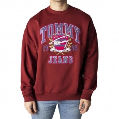 TOMMY JEANS vyriškas ekologiškos medvilnės džemperis 1